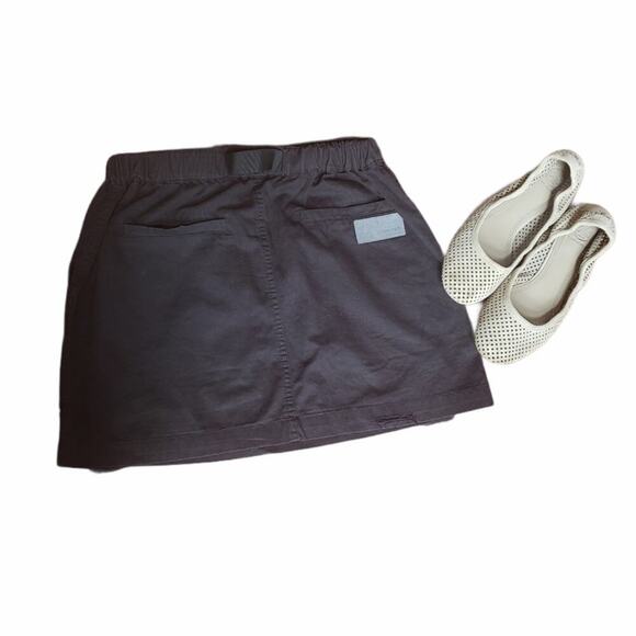 CARMAR BLACK RAW BELTED MINI SHIRT SIZE 8 - Picture 2 of 9